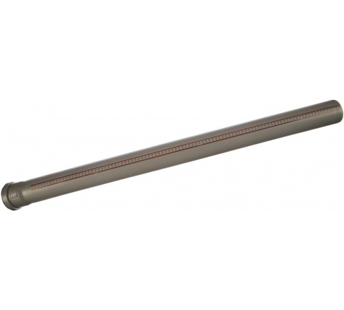 Труба канализационная 75x1000 мм НТЕМ однораструбная, серая