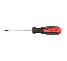 Отвертка Fusion, PZ2x100мм, CrV, 3к рукоятка  anti slip