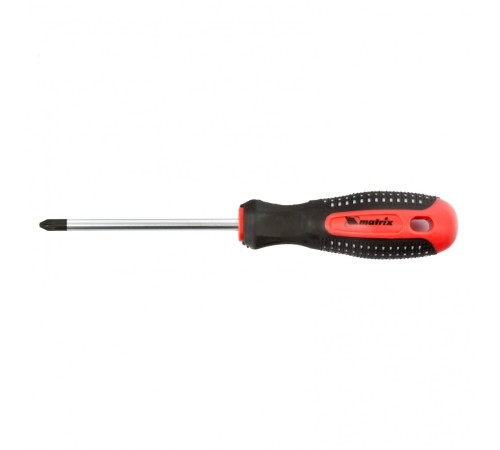 Отвертка Fusion, PZ2x100мм, CrV, 3к рукоятка  anti slip