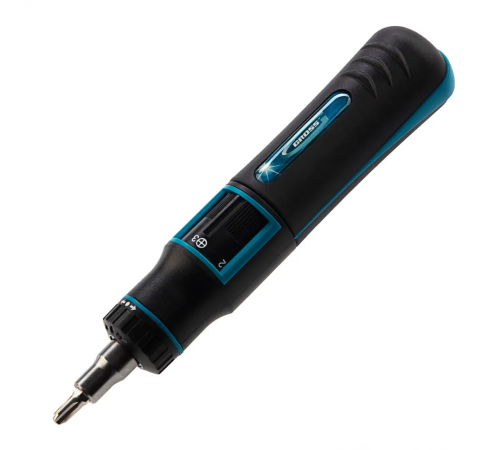 Отвертка-реверс + револ. механизм + биты., 11 пред., PH + SL + Torx + Hex, S2, 2к рукоятка