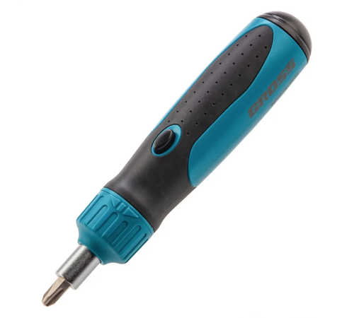 Отвертка-реверс + механизм SmartPush + биты, 12 пред., PH + SL + Torx, S2, 2к рукоятка