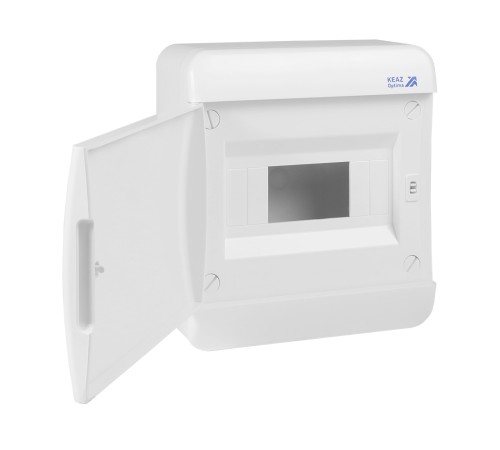 Корпус пластиковый Навесной КЭАЗ OptiBox P-BNN-2-08-IP41 Непрозрачная дверь