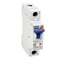 Выключатель автоматический модульный на переменный ток до 63А OptiDin BM63-1C10-10-УХЛ3 | 249249 | КЭАЗ