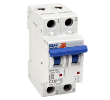 Выключатель автоматический двухполюсный 10А C 10кА AC OptiDin BM63-2C10-10-УХЛ3