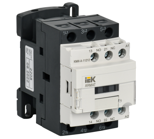 Контактор КМИ-А-11212 LC1D 12А кат. 230В AC 1НО+1НЗ AC-3 IEK AR-ACC-11-012-230-11