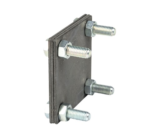 Зажим полоса 40 - полоса 40 (3 пластины 70х70мм) HZ PROxima