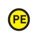 EKF an-2-08 Наклейка "PE" (d20 мм.) EKF PROxima