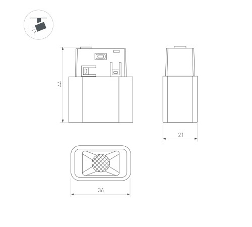 Блок питания ARS-150-24 (24V, 6.25A, 150W) (ARL, IP20 Сетка, 2 года)