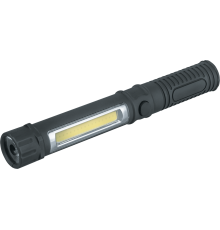 Фонарь светодиодный NPT-W05-3AAA 1Вт LED+1Вт COB LED пластик