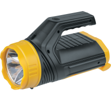 Фонарь светодиодный NPT-SP23-ACCU 5Вт + 1COB LED 5Вт 200Лм 250м аккумуляторный прожектор+кемпинг пластик 2Ач