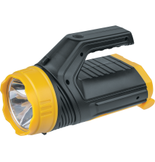 Фонарь светодиодный NPT-SP23-ACCU 5Вт + 1COB LED 5Вт 200Лм 250м аккумуляторный прожектор+кемпинг пластик 2Ач