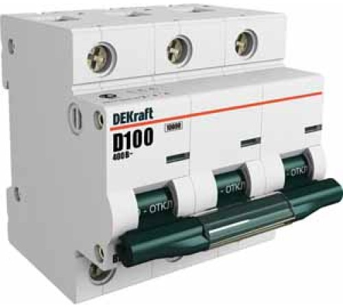 Выключатель автоматический модульный 3п C 63А 10кА ВА-201 SchE 13007DEK