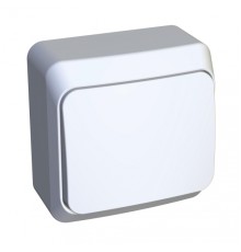 Systeme electric BA10-004B ЭТЮД О/У 1-клавишный ПЕРЕКЛЮЧАТЕЛЬ 10 АХ, БЕЛЫЙ, Россия