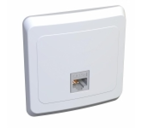 ЭТЮД Розетка компьютерная RJ45 категория 5 белая ЭТЮД Розетка компьютерная RJ45 категория 5 белая