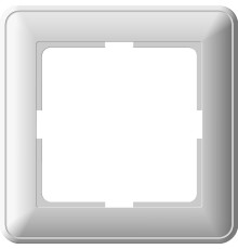 Systeme electric KD-1-18 W59 1-постовая РАМКА, БЕЛЫЙ