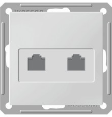 Systeme electric RSI-251KK5E-1-86 W59 РОЗЕТКА двойная компьютерная RJ45 кат.5E, механизм, БЕЛЫЙ