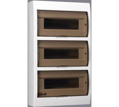 Корпус пластиковый навес. 36мод. IP41 ЩРН-П-36 DEKraft 31014DEK Корпус пластиковый навес. 36мод. IP41 ЩРН-П-36 DEKraft 31014DEK