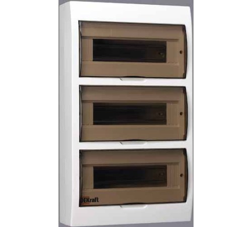 Корпус пластиковый навес. 36мод. IP41 ЩРН-П-36 DEKraft 31014DEK Корпус пластиковый навес. 36мод. IP41 ЩРН-П-36 DEKraft 31014DEK