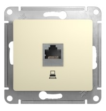 Systeme electric GSL000281K GLOSSA РОЗЕТКА компьютерная RJ45 кат.5E,БЕЖЕВЫЙ