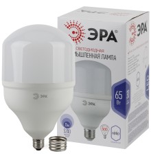 ЭРА Б0027924 Светодиодная лампа LED smd POWER (Т160) 65W-6500-E27/E40