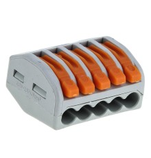 EKF plc-smk-415 Строительно-монтажная клемма СМК 222-415 с рычагом 5 отверстий 0,08-2,5мм2 EKF PROxima