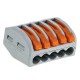 EKF plc-smk-415 Строительно-монтажная клемма СМК 222-415 с рычагом 5 отверстий 0,08-2,5мм2 EKF PROxima