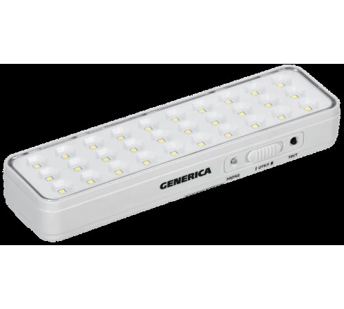 Светильник аккум. ДБА 1030 непост. 30LED 5ч 3Вт GENERICA