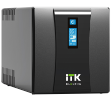 Источник бесперебойного питания Line-interactive 1,2кВА/720Вт, фаза 1/1, LCD дисплей, с АКБ 2х7AH, USB, Schuko