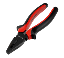 Плоскогубцы Black Nickel, 180 мм, комбинированные, двухкомпонентные рукоятки