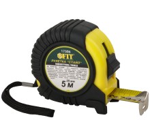 Рулетка Профи, прорезиненный корпус ''Стайл'' 5 м x 25 мм