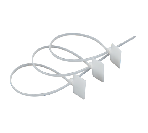 Хомут с площадкой OptiKit CT-M-N-2,5х110-белый (100шт) Хомут с площадкой OptiKit CT-M-N-2,5х110-белый (100шт)