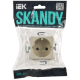 SKANDY Розетка с заземлением с защитными шторками 16А SK-R04B бежевый IEK