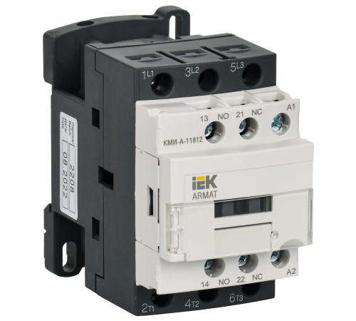 Контактор КМИ-А-11812 LC1D 18А кат. 230В AC 1НО+1НЗ AC-3 IEK AR-ACC-11-018-230-11