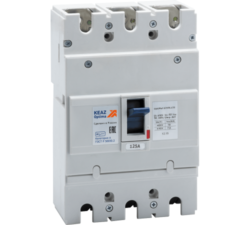 Выключатель авт. OptiMat E250L125 УХЛ3 КЭАЗ 100009