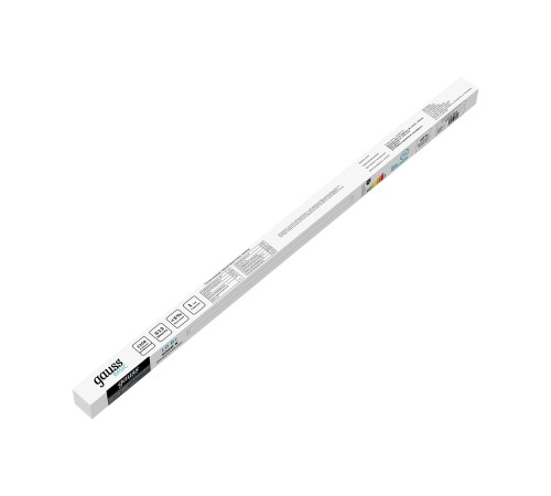 Лампа светодиодная LED 10 Вт 780 лм 4000К AC180-240В G13 трубка Т8 нейтральный стеклянная Basic Gauss Лампа светодиодная LED 10 Вт 780 лм 4000К AC180-240В G13 трубка Т8 нейтральный стеклянная Basic Gauss