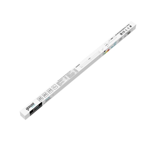 Лампа светодиодная LED 10 Вт 780 лм 4000К AC180-240В G13 трубка Т8 нейтральный стеклянная Basic Gauss Лампа светодиодная LED 10 Вт 780 лм 4000К AC180-240В G13 трубка Т8 нейтральный стеклянная Basic Gauss