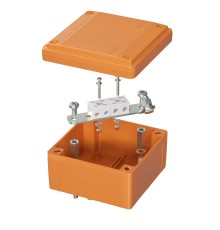 DKC FSB10404 Коробка пластиковая FS с гладкими стенками и клеммниками, IP56,100х100х50мм, 4р, 450V,6A, 4мм.кв