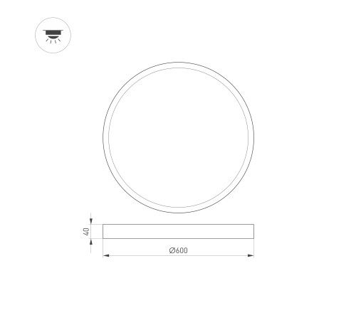 Блок питания ARS-35-24 (24V, 1.5A, 35W) (ARL, IP20 Сетка, 2 года)
