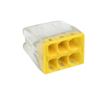 EKF plc-smk-2273-246 Строительно-монтажная клемма СМК 2273-246 (с пастой) 6 отверстий 0,5-2.5мм2  PROxima