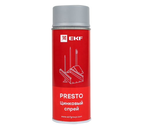 EKF lp-zinc Цинковый спрей "Presto" 400мл EKF lp-zinc Цинковый спрей "Presto" 400мл