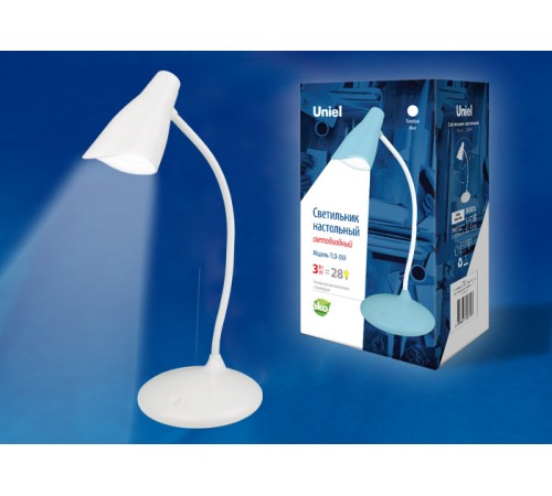 Светильник настольный TLD-559 Ivory/LED/280Лм/5000K/Diммer 3W. Сенсорный выключатель. белый
