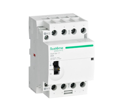 Контактор 4п City9 Set 4НО 40А AC 400В-230В SE C9C32440 Контактор 4п City9 Set 4НО 40А AC 400В-230В SE C9C32440