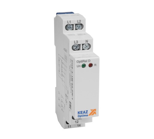 Реле контроля фаз OptiRel D PHS-3-1M-03-PN-1 чередования обрыва фаз 3Ф+N 1СО