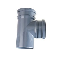 Тройник канализационный 87.5 град. 110 х 110