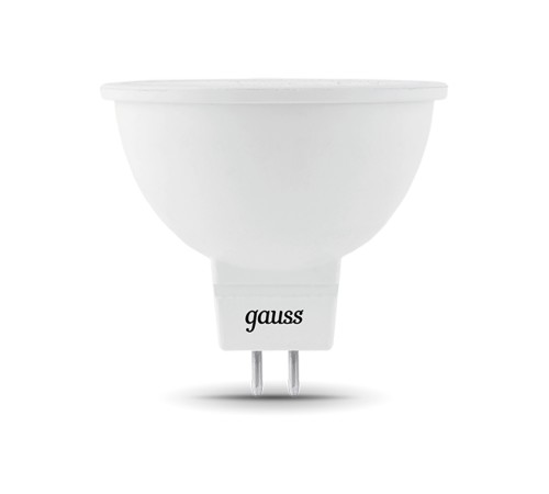 GAUSS 201505205 Светодиодная лампа LED MR16 GU5.3 5W 12V 530lm 4100K 1/10/100