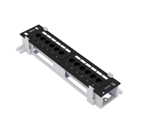 Патч-панель настенная 12 портов RJ-45. UTP. Cat.5e Патч-панель настенная 12 портов RJ-45. UTP. Cat.5e