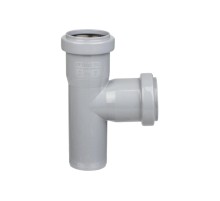 Тройник канализационный 87.5 град. 40 х 40