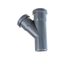 Тройник канализационный 45 град. 50 х 50