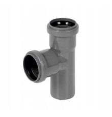 Тройник канализационный (полипропилен) 50x50/87,5град.