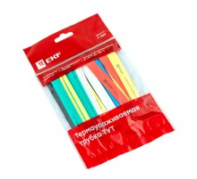 Трубка термоусаживаемая ТУТ нг 8/4 (7 цветов по 3шт) 100мм PROxima